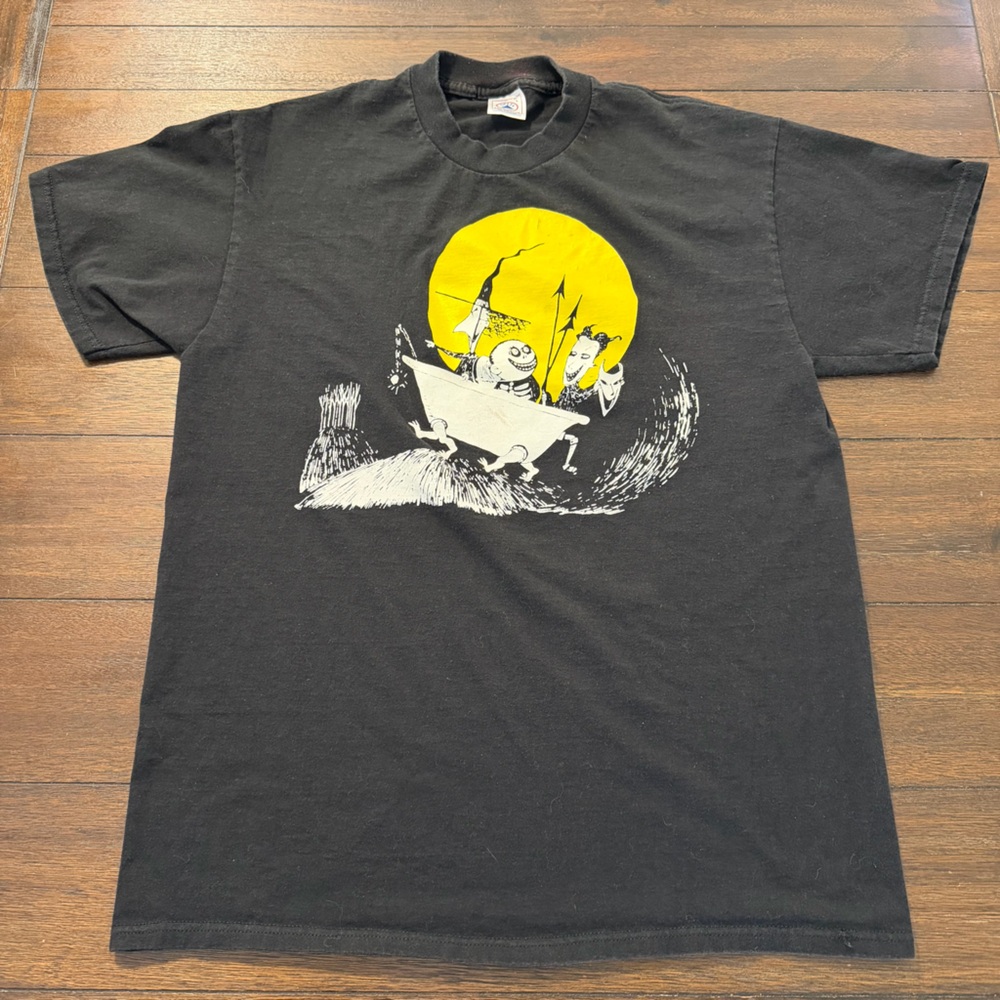 Vintage Nightmare Before Christmas t-shirt horror Movie Promo tee Size L